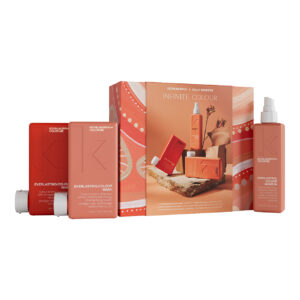 värvitud juustele mõeldud kinkekomplekt